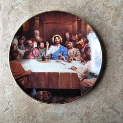 Plato De Decoracion La Ultima Cena 