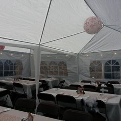 Big Tent Event Garden Party Wedding 10x20 with Removable Sidewall Windows Weatherproof Strong💪🏼☔🌞💨2for300 Or 175 Each.. They R.ent for this price 