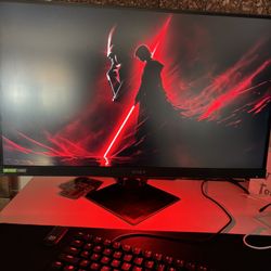 HP omen 27in 165hz monitor ~ height adjustable LED