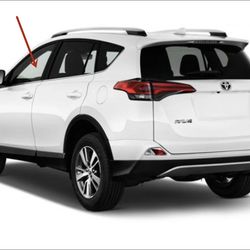 2013–2018 Toyota RAV4 Driver Side Front Door Window Glass