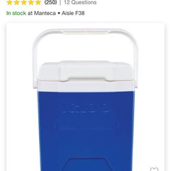 Igloo Quantum 12qt Hybrid Cooler - Majestic Blue