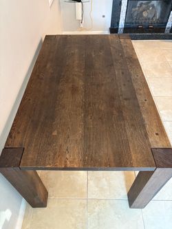 Crate and Barrel Dining Room Table 65”