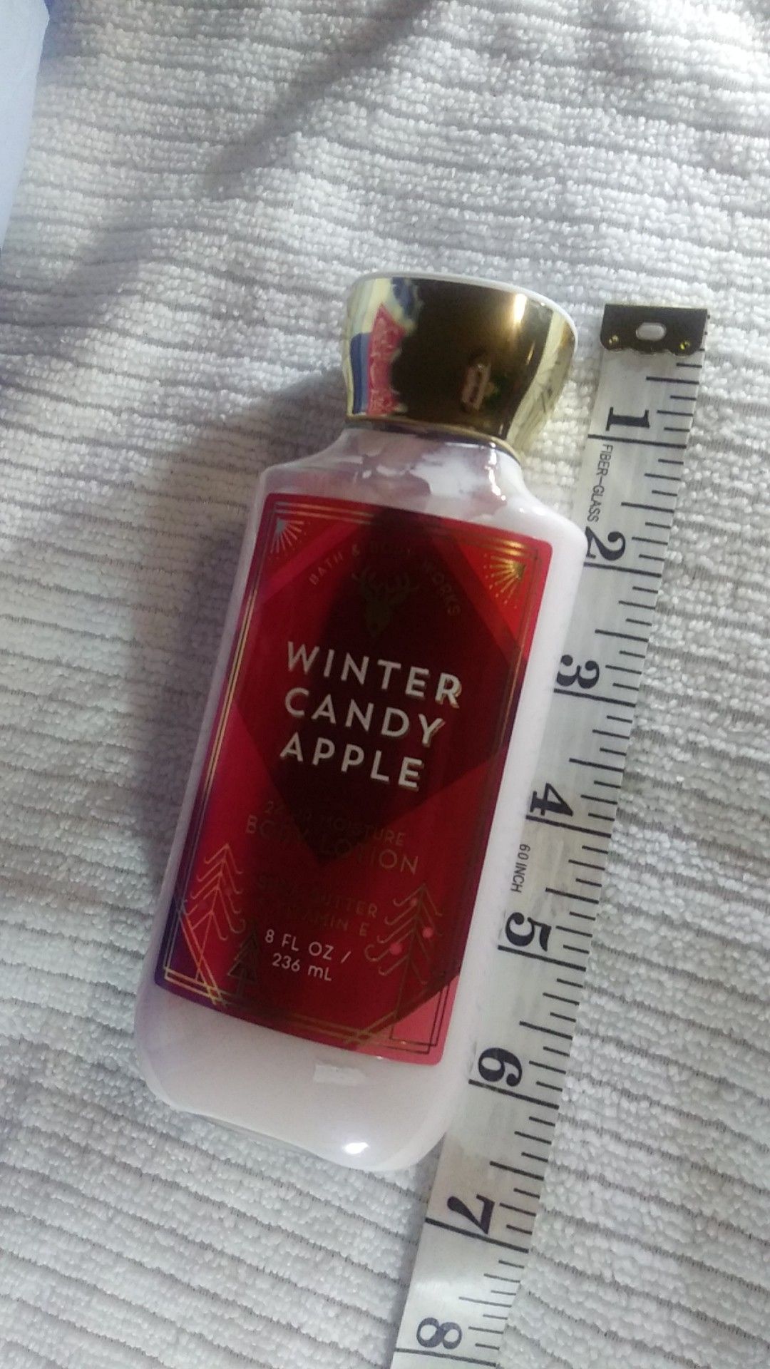 Winter candy apple body lotion 8oz. Bath&bodyworks body cream
