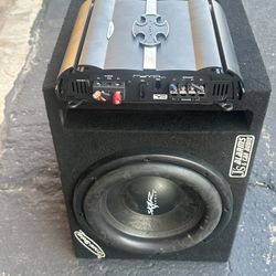 10 Inch Subwoofer and Amp