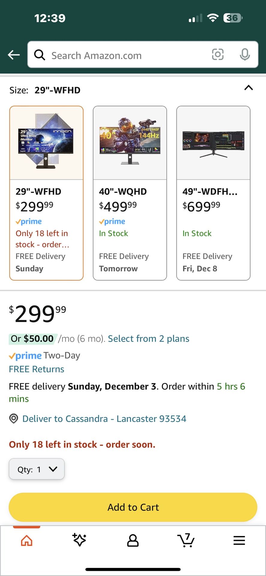 INNOCN 29C1F-D 29" Ultrawide Monitor