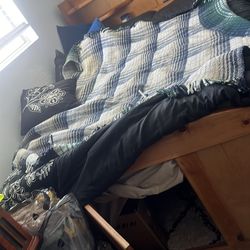 Full Bed frame with storage
