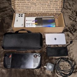 Valve Steam Deck OLED 1TB Handheld Console With Other Accessories 