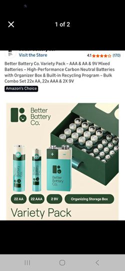 Batteries Variety Pack (46 Pack]