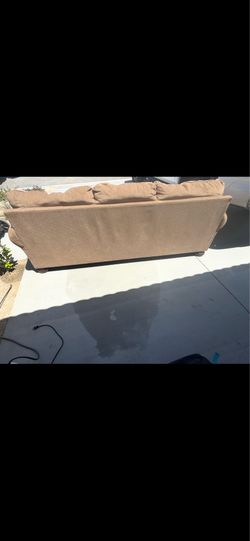 Heavy duty wood couch