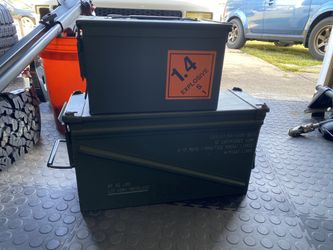 Will trade 2 small ammo box for 1 big box