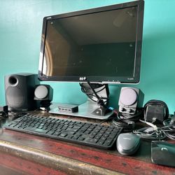 Computer Monitor, Keyboard & More 