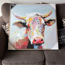 Molly The Cow Canvas