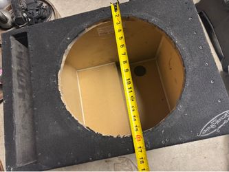 15” ported speaker box
