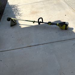 Ryobi Expand-It 40V Weed Eater And Hedge Trimmer Attachment