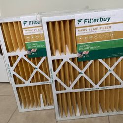 2 Brand New Filterbuy MERV11AIR FILTERS