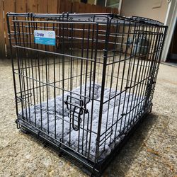 iCrate Folding DOG CRATE w/Pad-Brand New!