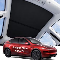 2025 Tesla Model Y Juniper Sunshade Roof 3-Gen Heat Insulation