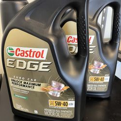 5w-40 Full Synthetic Castrol Oil