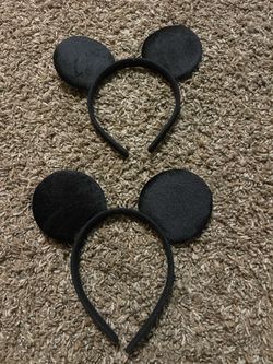 Mickey and Minnie ears