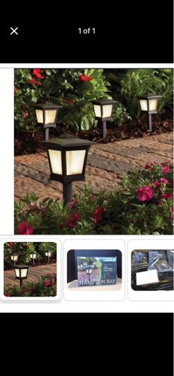 NEW Hampton Bay Miramar Led Pathway Light Kit Black