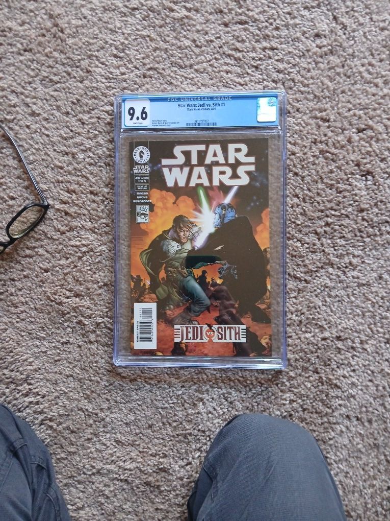 Dark Horse Comics Star Wars Jedi vs Sith #1Graded 9.6