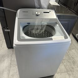 Samsung 27 Inch 5.0 Cu.ft High Efficiency Agitators Smart Top Load Washer White Color 