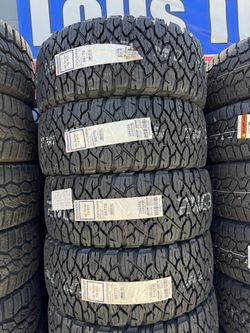 275/55r20 Bfgoodrich ko3 tires nuevas con 75,000 millas de garantía las 4