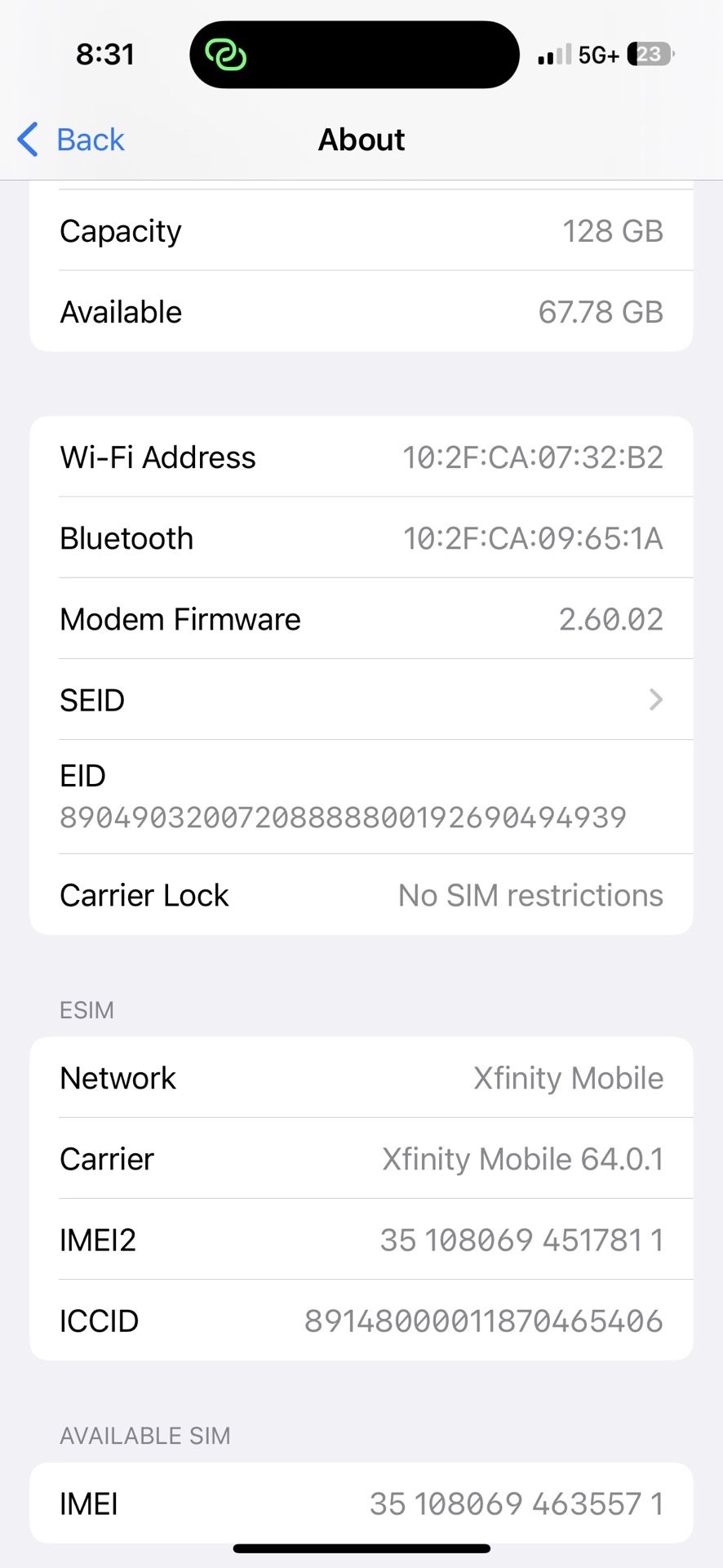 Apple iPhone 15 128gb Unlocked Black