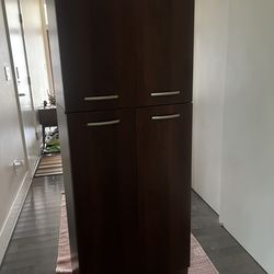 South shore cabinet with shelves