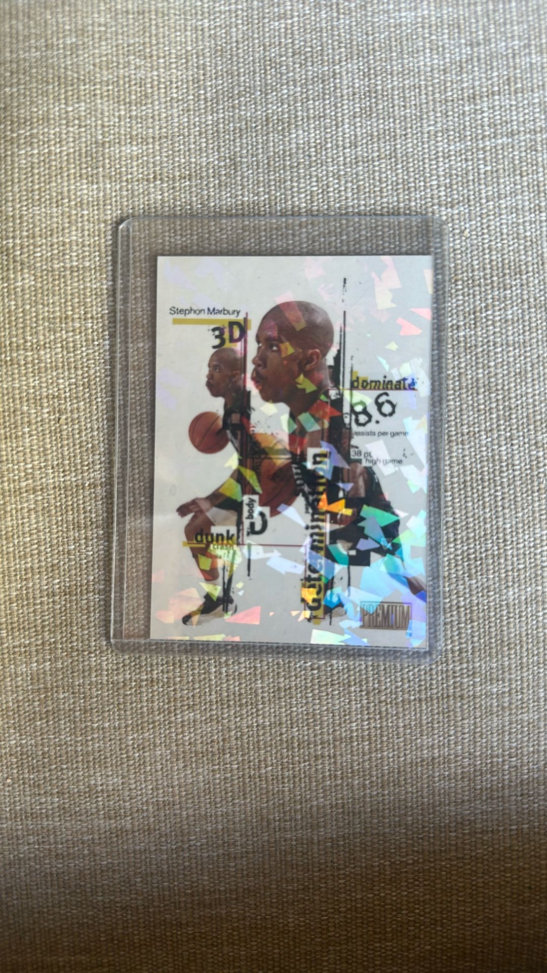 Stephon Marbury Skybox Premium 1(contact info removed) Card