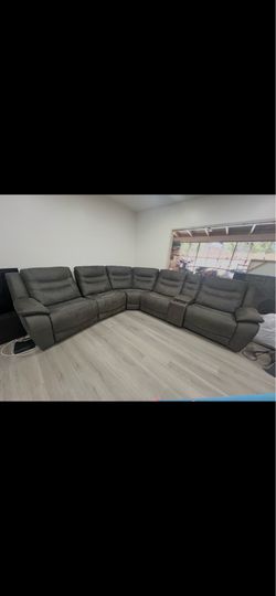 Grey electrical sofa