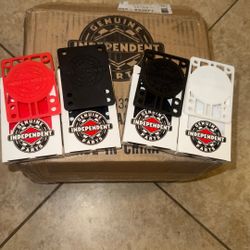 Independent Shock Pads Riser Pads 1/8” Skateboard Risers
