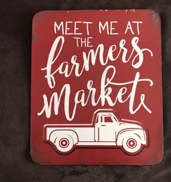 Farmers Market sign 11x14