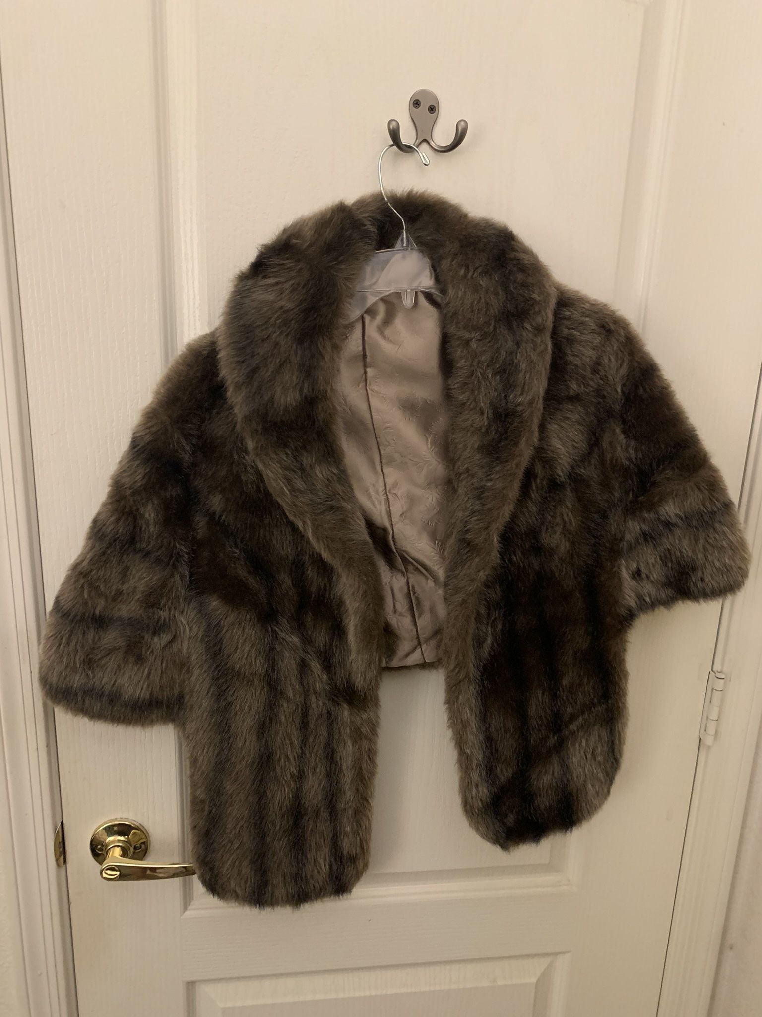Vintage Sears fur mink shawl