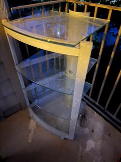 Glass shelf