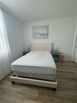 Full bed with box & mattress