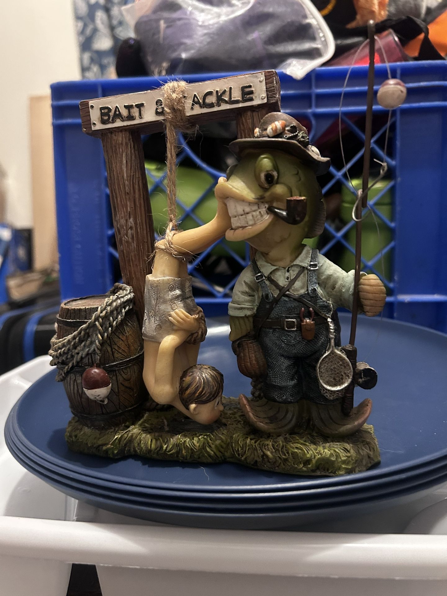Whimsical Bait and Tackle Station by Wharf Getty