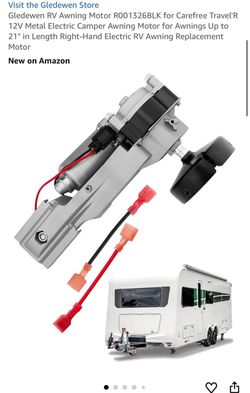 Gledewen 12V Electric RV Awning Replacement Motor