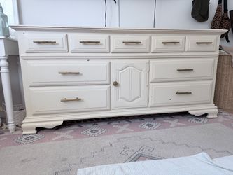Solid wood dresser
