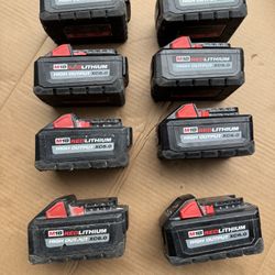 Milwaukee Batteries M18 6ah 60ea