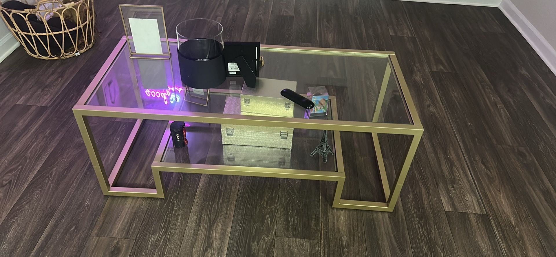 Gold Coffee Table