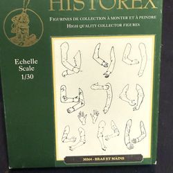 Vintage Historex 130 Scale, Napoleonic, Accessories, Arms, And Legs