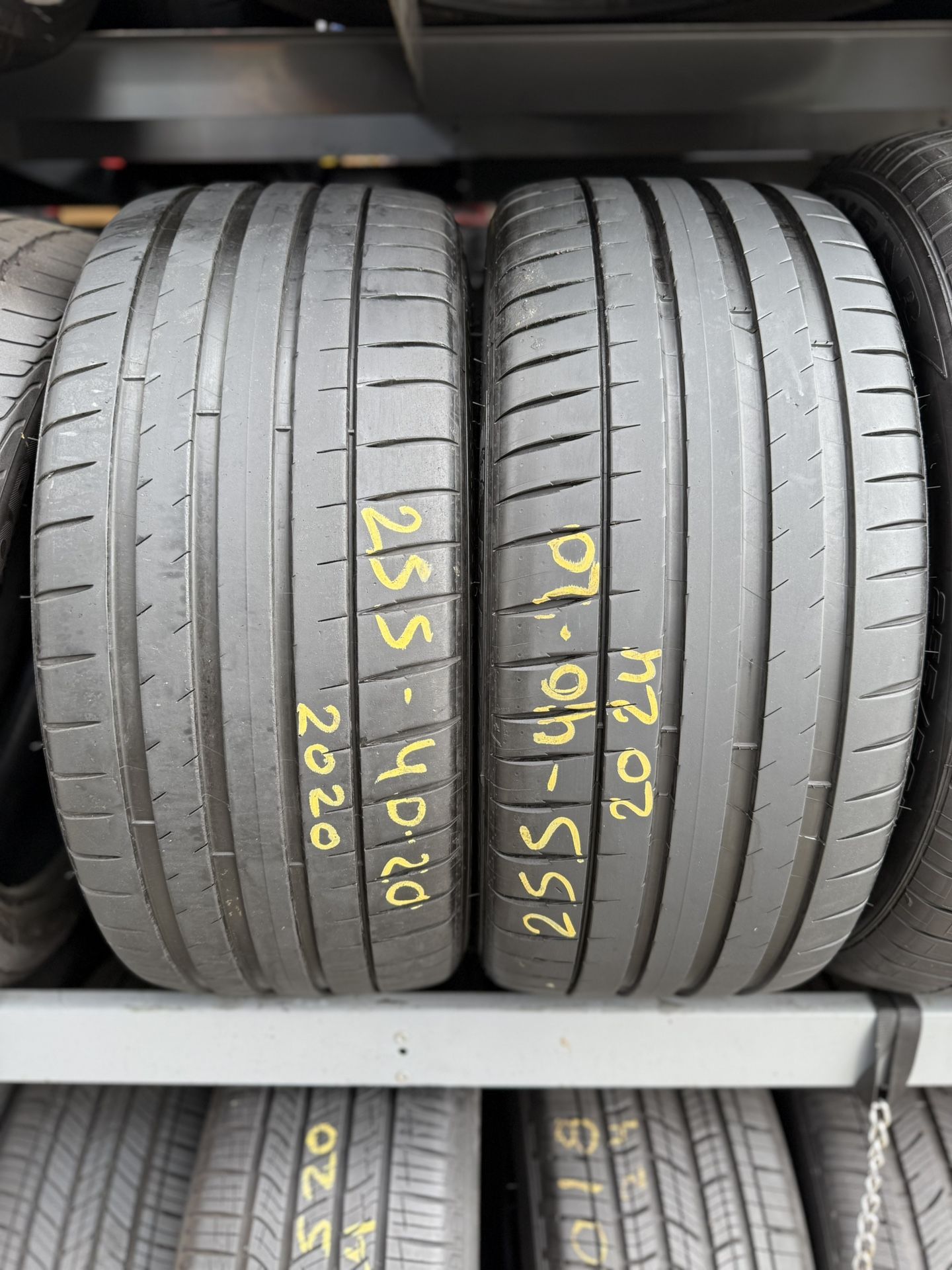 20” tires semi new michelin 255/40/20 with free installation $160