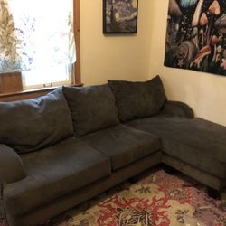 Big Grey L Shape Couch