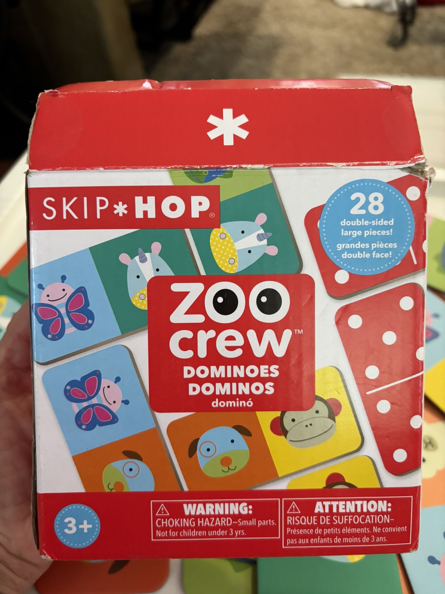 Double-Sided Dominoes Animals/Dots