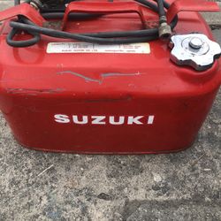 Vintage Suzuki Outboard Gas tank 