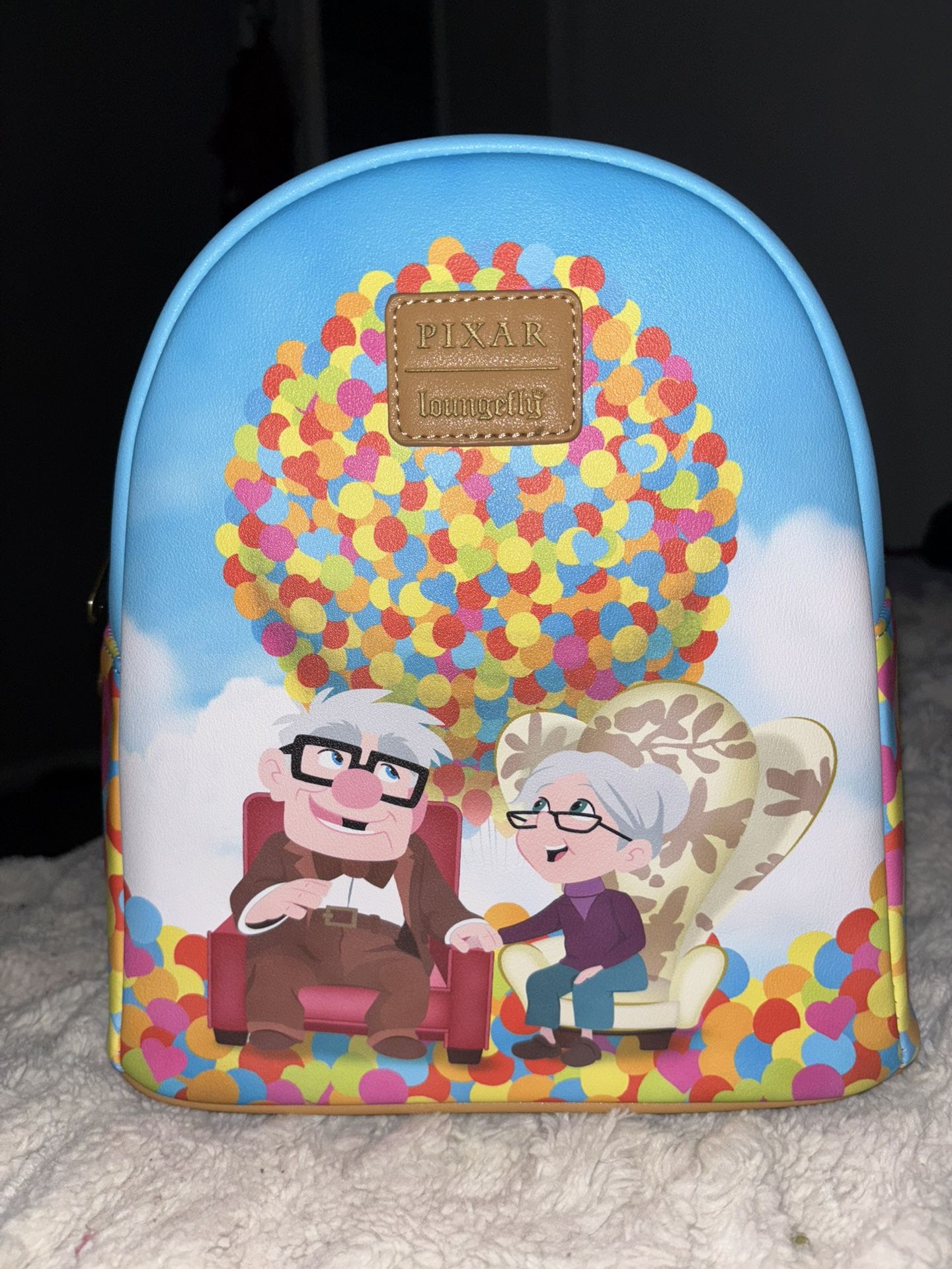 Loungefly Disney Pixar Up Carl & Ellie Balloons Mini Backpack Loungefly Pixar Up 15th Anniversary Spirit Of Adventure Mini  main image 4