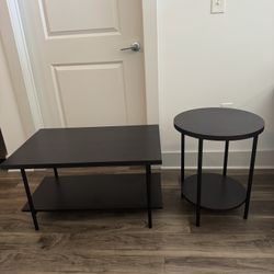 Room Essentials Coffee Table and Side Table 