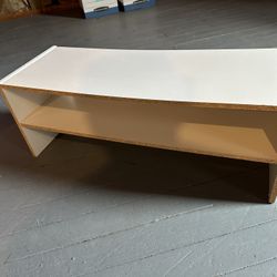 Side Table White 35x10.5x18