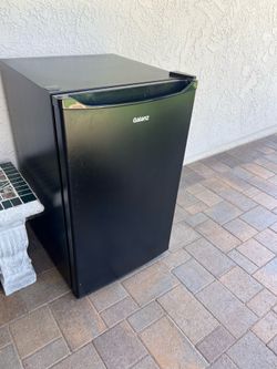 Small refrigerator. 32” H  20” W 22”H